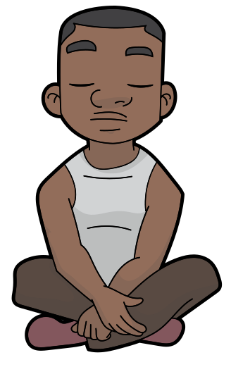 Man Meditating